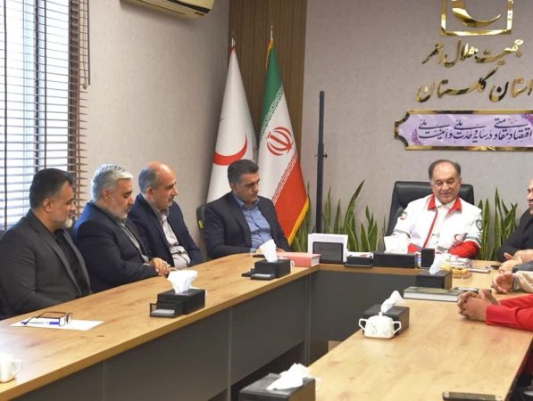 هم‌افزایی دو دستگاه خدمت‌رسان؛ دیدار مدیران گاز گلستان با مدیرکل هلال‌احمر