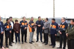 بازدید نماینده مردم گنبدکاووس از پروژه های راهداری و حمل و نقل جاده ای شهرستان