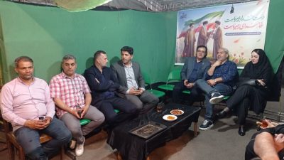 موکب خدمت‌رسانی مدیریت بنادر گلستان در سالروز شهادت رهبر شهید برپا شد