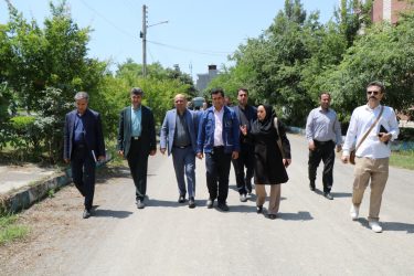 بازدید مسئولین دانشگاه ملی مهارت کشور از پروژه های عمرانی در دست ساخت دانشگاه ملی مهارت واحد استانی گلستان