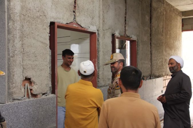 ارزیابی روند احداث گروهان جدید مرزی مراوه‌تپه توسط فرمانده مرزبانی گلستان