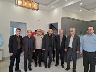 بازدید مسئولان از روند بازسازی و توسعه اردوگاه دانش‌آموزی شهید رئیسی جزیره آشوراده