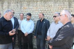 بازدید رئیس سازمان نوسازی مدارس کشور از روند ساخت مدرسه خیرساز در روستای سرکلاته خرابشهر