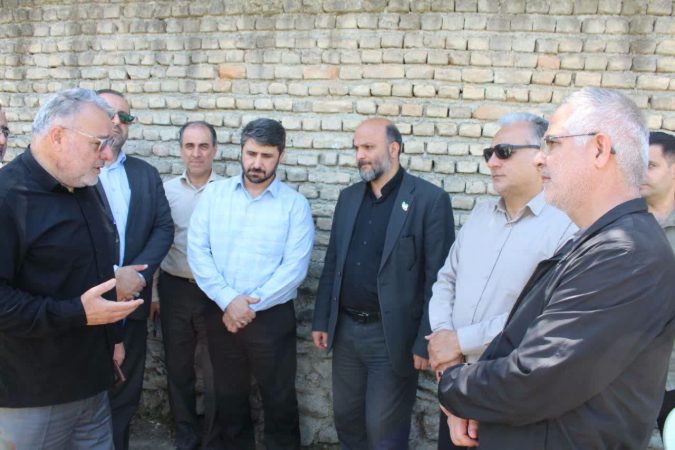 بازدید رئیس سازمان نوسازی مدارس کشور از روند ساخت مدرسه خیرساز در روستای سرکلاته خرابشهر