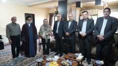 دیدار احمد گلچین و فرماندار علی‌آبادکتول با گلی دیلم کتولی، هنرمند بومی منطقه