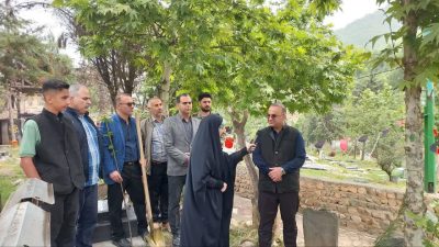 فرماندار گرگان : درختکاری کنار گلزار شهدا، نماد حیات و مقاومت است