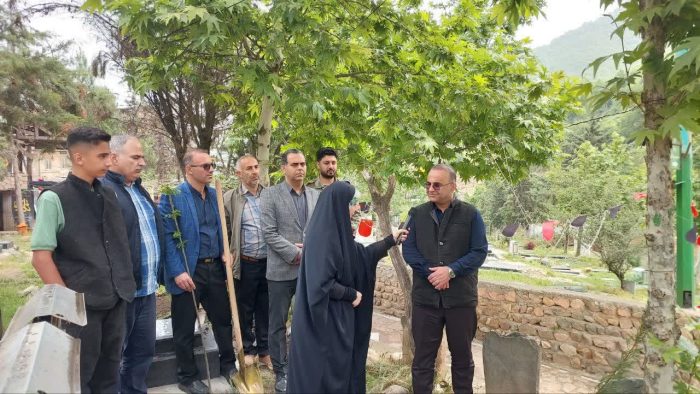 فرماندار گرگان : درختکاری کنار گلزار شهدا، نماد حیات و مقاومت است