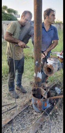 تعویض و نصب الکتروموتور و پمپ در روستای فرید؛ مشکل آبرسانی پنج روستا برطرف شد