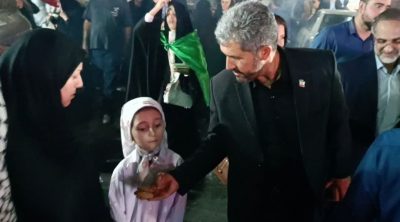برپایی موکب الحسین(ع) شهدای مرزبانی گلستان همزمان با تجمعات حمایت از آرمان‌های نظام