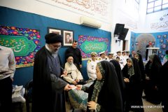 طنین‌انداز شدن نوای «ولایت» در بیت‌الزهرا(س) گرگان؛ دیدار مردمی آیت‌الله نورمفیدی در عید غدیر