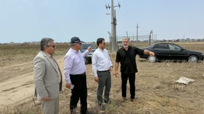 با مشارکت خیرین بندرترکمن، تعیین نقطه جدید احداث چاه آب شرب