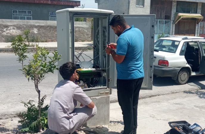 تداوم اقدامات اجرایی توسعه خدمات فیبر نوری در شهرستان بندرترکمن
