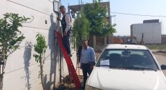 خدمت‌رسانی مخابرات گالیکش با اجرای کابل‌کشی جدید فیبر نوری در ایام تعطیل
