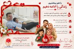 ترویج فرهنگ ایثار؛ حضور پدر و دختر گرگانی در مرکز اهدای خون استان گلستان