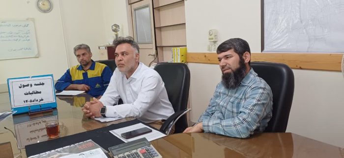 برگزاری جلسه وصول مطالبات در اداره گاز گالیکش