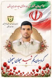 خون پاک مرزبان سراوانی در راه پاسداری از امنیت کشور بر زمین ریخت