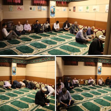 برگزاری مراسم زیارت عاشورا در اداره کل استاندارد گلستان همزمان با آغاز ماه محرم