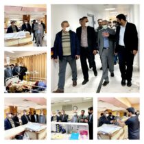 بازدید نوروزی رئیس دانشگاه و نماینده مردم غرب استان از بیمارستان امیرالمؤمنین شهرستان کردکوی