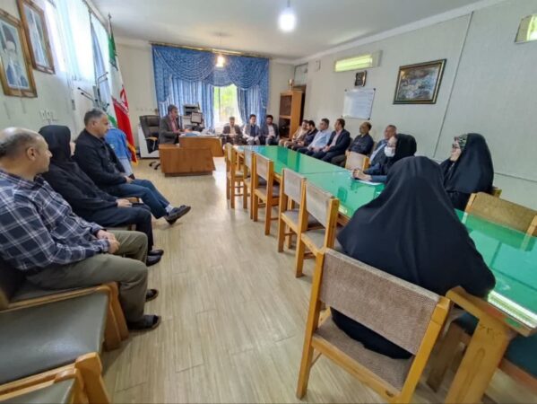 برگزاری جلسه الزامات رعایت عفاف و حجاب در بخشداری مرکزی