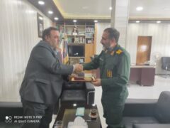 دیدارمدیرکل تامین اجتماعی استان گلستان با فرمانده سپاه نینوای استان