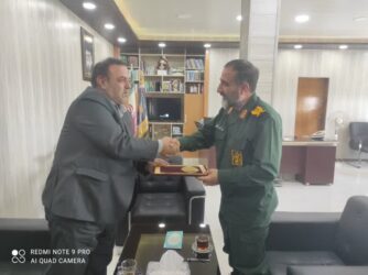 دیدارمدیرکل تامین اجتماعی استان گلستان با فرمانده سپاه نینوای استان
