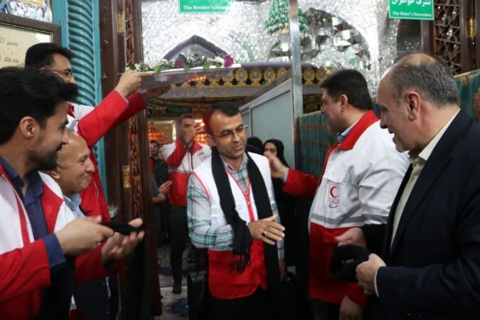 اعزام تیم ۶۴ نفره درمانی امدادی گلستان به طریق الحسین کشور عراق