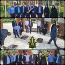 غبار روبی و عطر افشانی مزار شهداگمنام  به مناسبت هفته دفاع مقدس