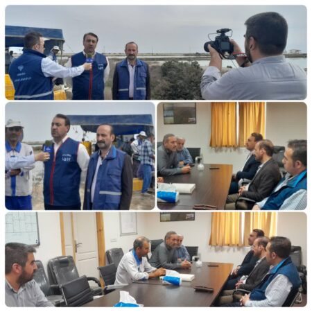 نشست صمیمی مدیر کل دامپزشکی استان گلستان با پرورش دهندگان میگو سایت گمیشان