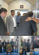 مهندس رمضانعلی سنگدوینی با «قهرمان ملی مهدی الفتی» نایب قهرمان ژیمناستیک آسیا دیدار کرد
