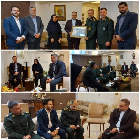 فرماندار شهرستان گرگان از خانواده شهید نیروی انتظامی تجلیل کرد