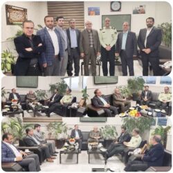 دیدار رئیس مرکز بهداشت با فرمانده انتظامی استان به مناسبت هفته فراجا