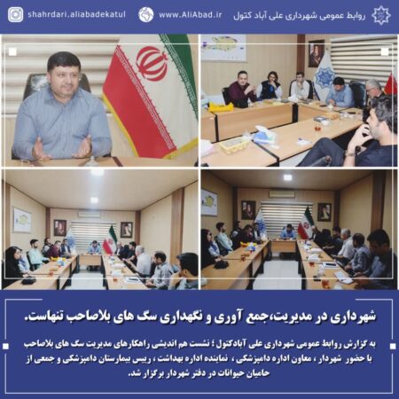 شهرداری علی آبادکتول در مدیریت،جمع آوری و نگهداری سگ های بلاصاحب تنهاست
