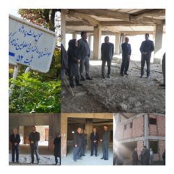 بازدید سرپرست بهزیستی گلستان از پروژه در حال احداث خیریه سالمندان