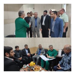 بازدید نماینده غرب استان از بخش آنژیوگرافی بیمارستان کردکوی
