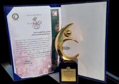 مدیرعامل جمعیت هلال احمر گلستان مدیر برتر کشوری شد