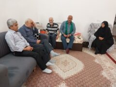 عیادت از همکاران بازنشسته سازمان جهادکشاورزی استان گلستان