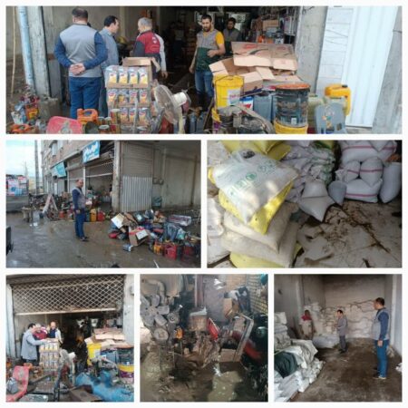 ۳۰۰ واحد صنفی در شهرستان کلاله دچار آبگرفتگی شد