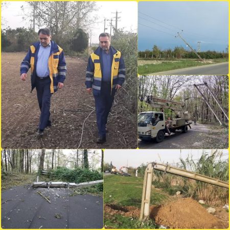 پایداری کامل شبکه برق در گلستان/ بیش از یک میلیارد تومان خسارت به شبکه برق وارد شد