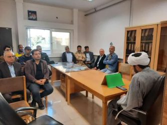برگزاری کلاس آموزشی جهاد تبیین و روشنگری در اداره گاز شهرستان آزادشهر