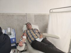 کارکنان بسیجی اداره کل صنعت ، معدن و تجارت استان گلستان به پویش اهدای خون همدلی پیوستند