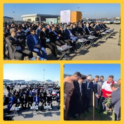 حضور مدیر عامل شرکت شهرکهای صنعتی گلستان در مراسم آغاز کاشت یک میلیارد درخت در استان گلستان