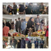 نمایشگاه آثار و محصولات مددجویان مرکز توانبخشی رویش برگزار شد