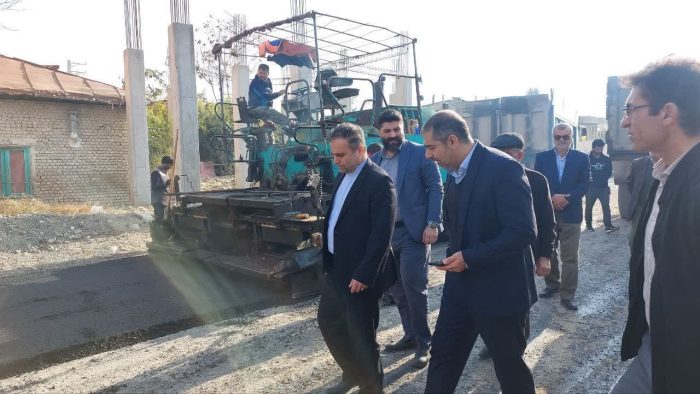 اجرای طرح آسفالت به طول ۱۷۰۰ متر در روستای للدوین