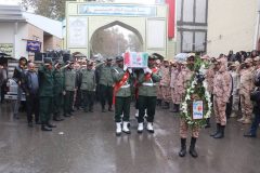 مراسم تشییع و خاک سپاری پیکر شهید امنیت در گرگان برگزار شد