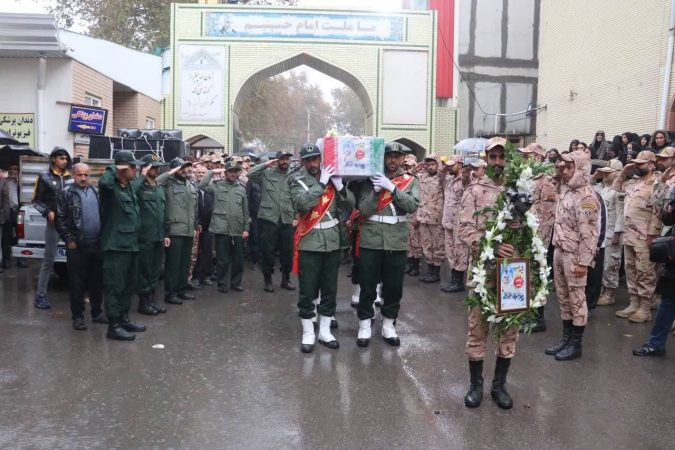مراسم تشییع و خاک سپاری پیکر شهید امنیت در گرگان برگزار شد