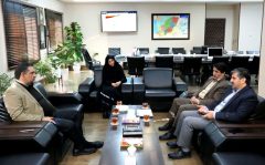 نشست و گفتگو رئیس سازمان مدیریت و برنامه ریزی با مدیر کل راه و شهرسازی استان گلستان