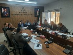 جلسه ی پیگیری بند ۳۰ مصوبات دهمین جلسه ی شورای اداری استان(پروژه های آب و خاک)