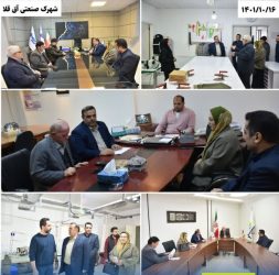 بازدید مدیرکل تامین اجتماعی استان از ۳ واحد تولیدی شهرک صنعتی شهرستان آق قلا