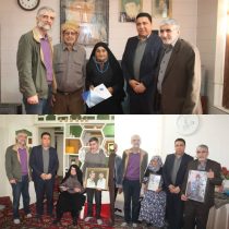 دیدار مدیر مخابرات منطقه گلستان با چند تن از خانواده شهدا
