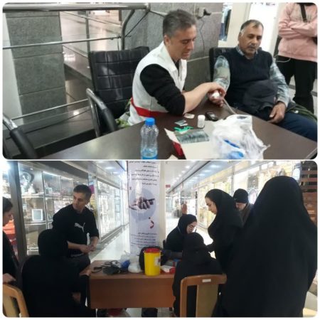 اجرای طرح بسیج ملی دیابت و فشار خون بالا در پاساژ‌های سطح شهر گرگان